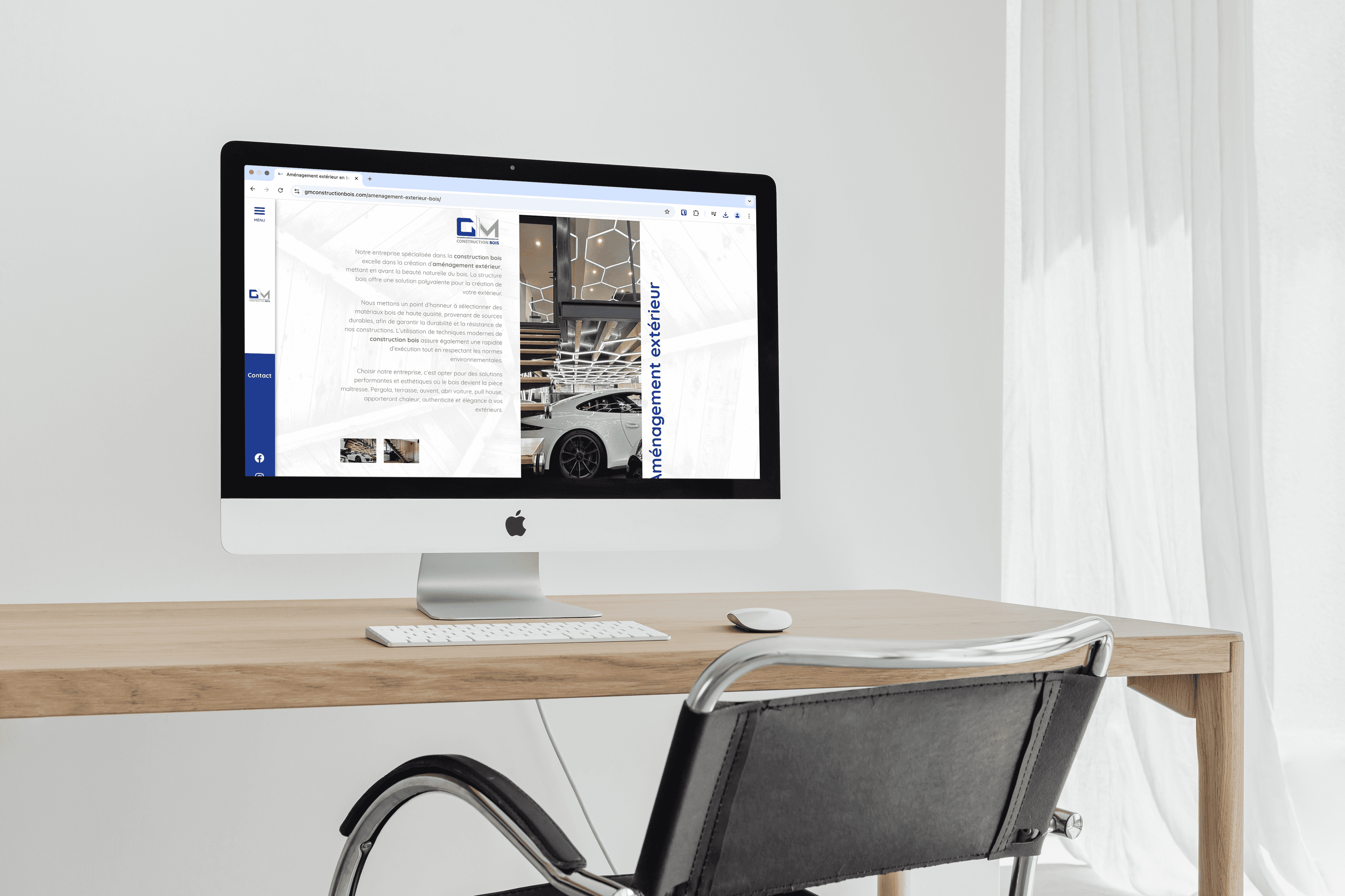 Site vitrine GM construction bois